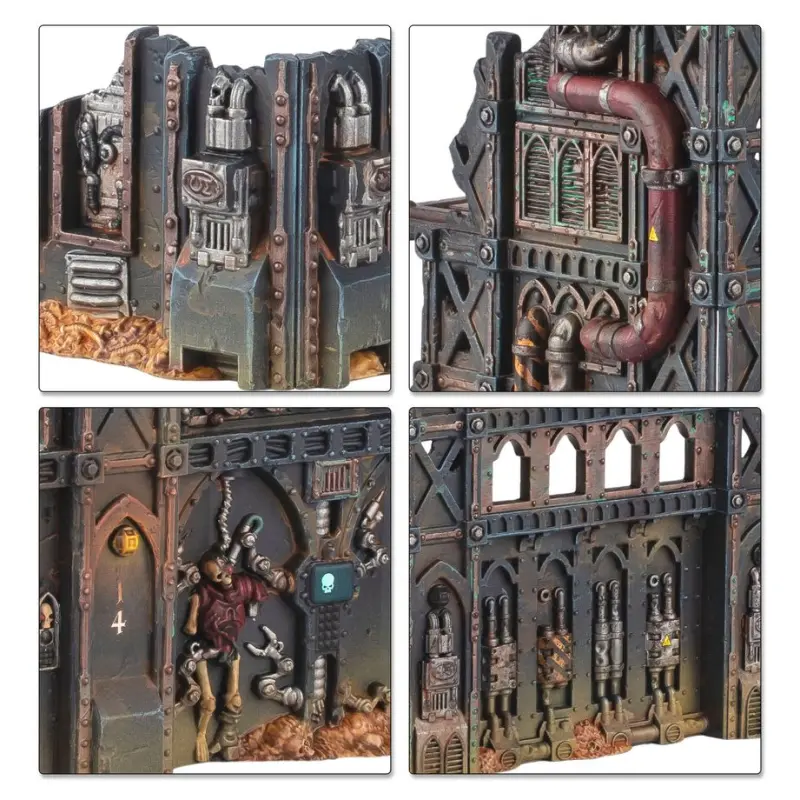 Set battlezone combat patrol battlezone terrain, warhammer 40k, games workshop, model 73-401